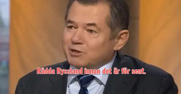 Rädda Ryssland innan det är för sent Sergey Glazyev
