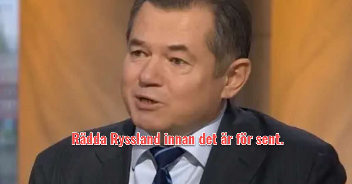 Rädda Ryssland innan det är för sent Sergey Glazyev